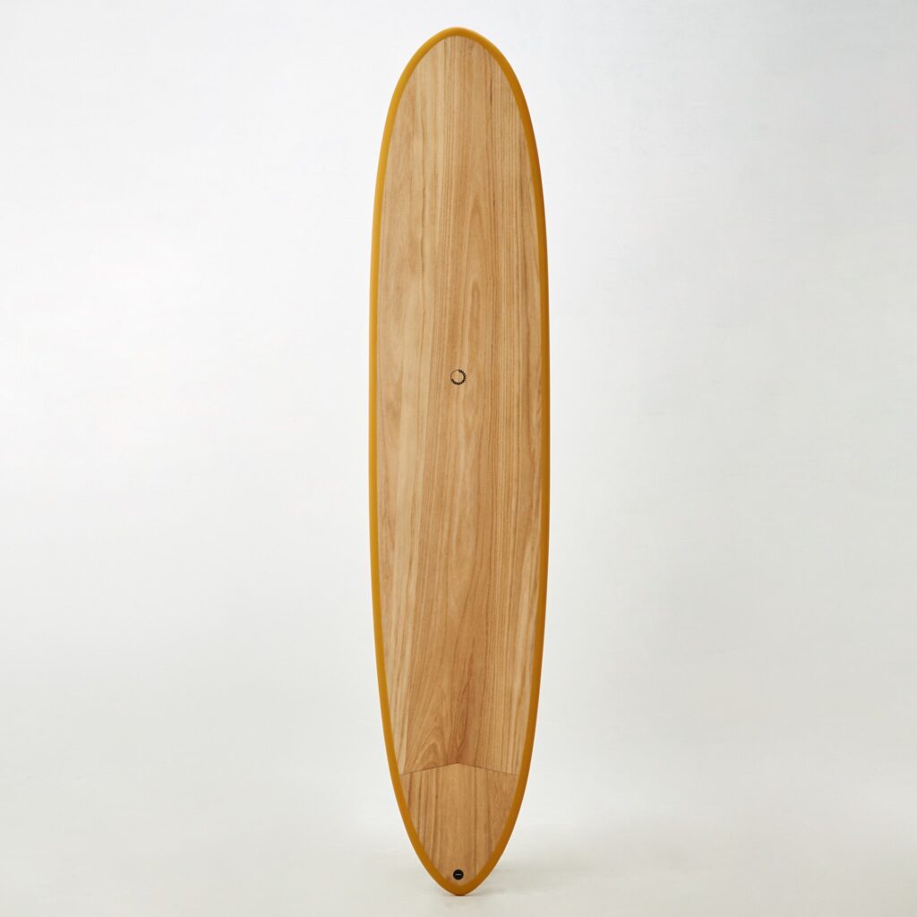 nanazero WOOD SKIN サーフボード ロング LOG02 ラウンドピンテール