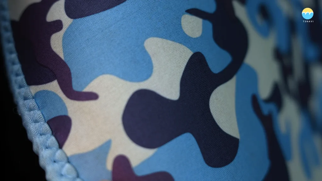 防水ネオプレーン製シートカバーの素材の質感（表面）