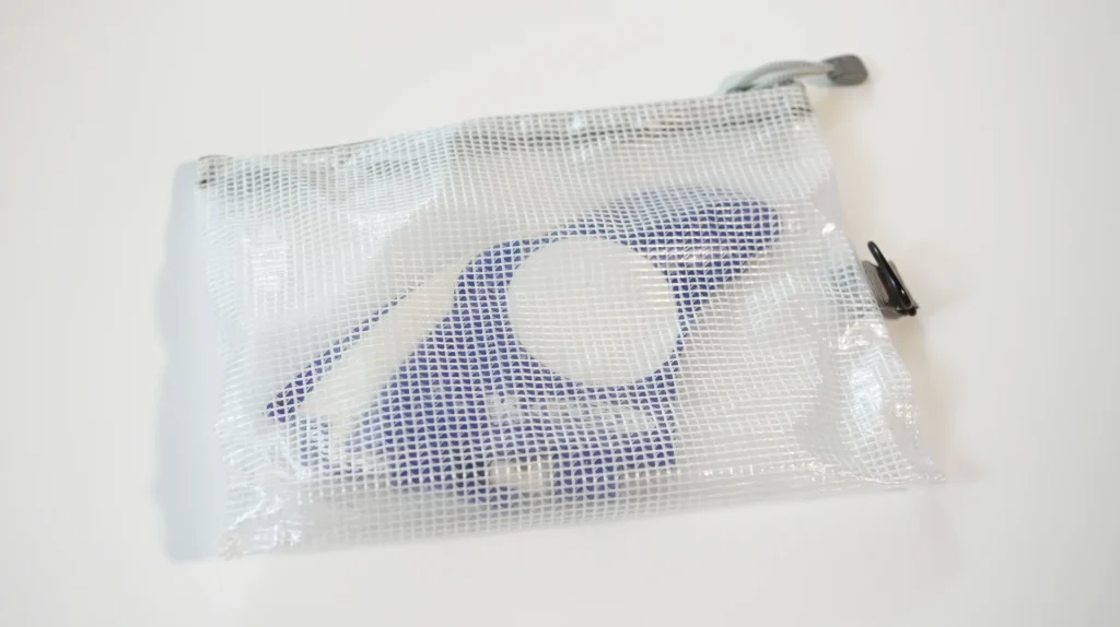 100均の ビニールネットケース（メッシュケース） フィンケースの代用品としておすすめ