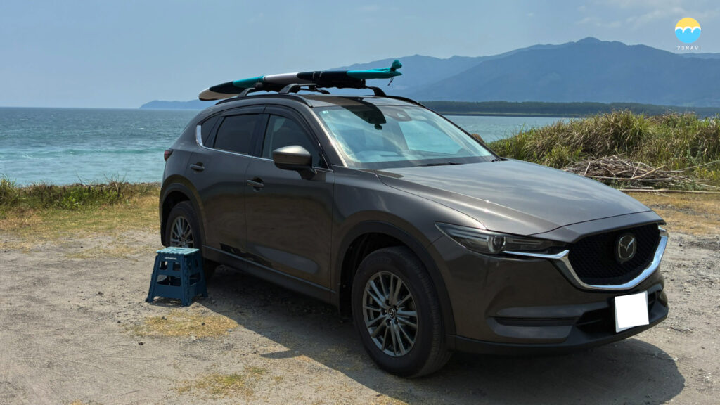 CX5＋サーフキャリア＋ロングボード積み方