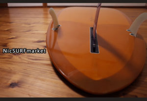 MICHAEL MILLER SURFBOARDS explorer egg 6`6 中古ファンボード bottom-design No.96291419