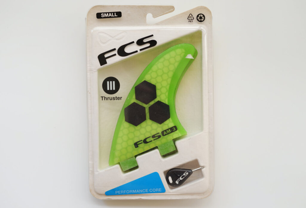 FCS 中古フィン AM-3 トライ スラスター Sサイズ フィンケース No.96291672