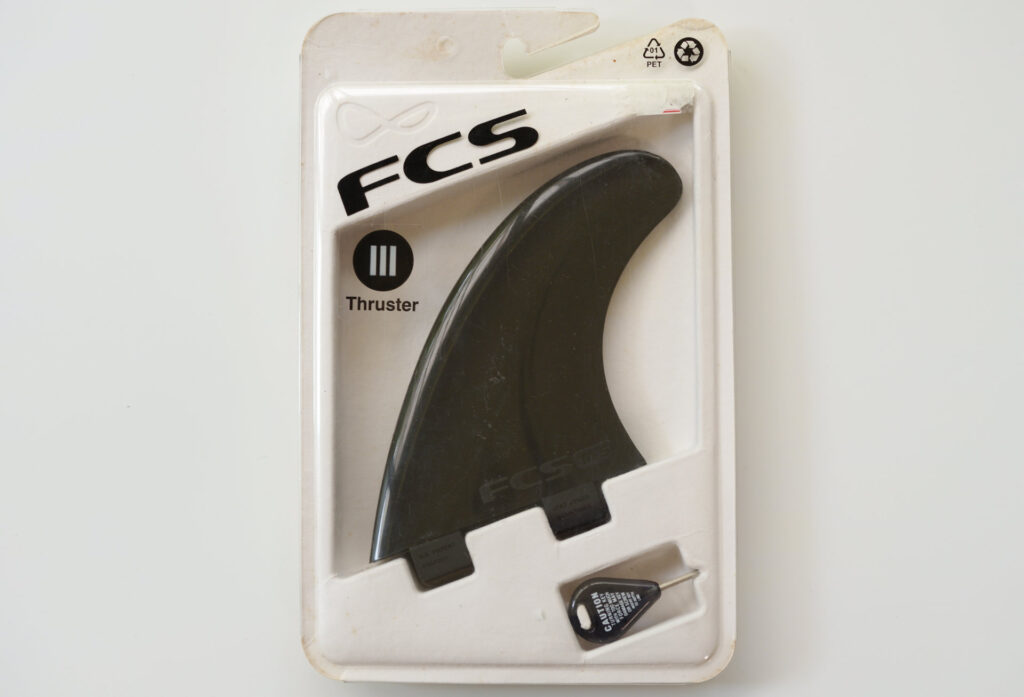 FCS 中古フィン M-5 トライ スラスター ソフトフレックス Mサイズ ケースNo.96291673