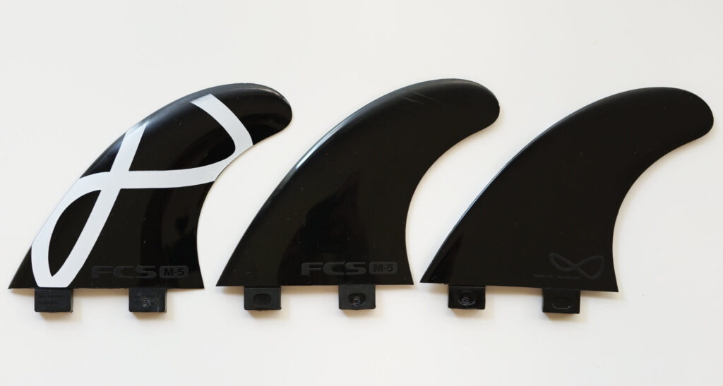 FCS 中古フィン M-5 トライ スラスター ソフトフレックス Mサイズ detail No.96291674