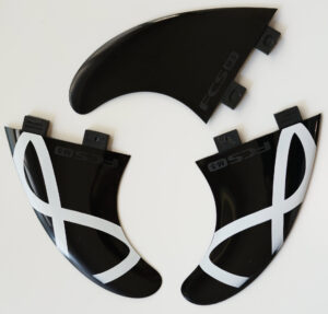 FCS 中古フィン M-5 トライ スラスター ソフトフレックス Mサイズ condition1 No.96291674