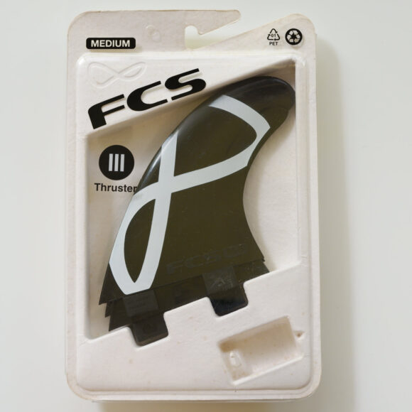 FCS 中古フィン M-5 トライ スラスター ソフトフレックス Mサイズ ケースNo.96291674