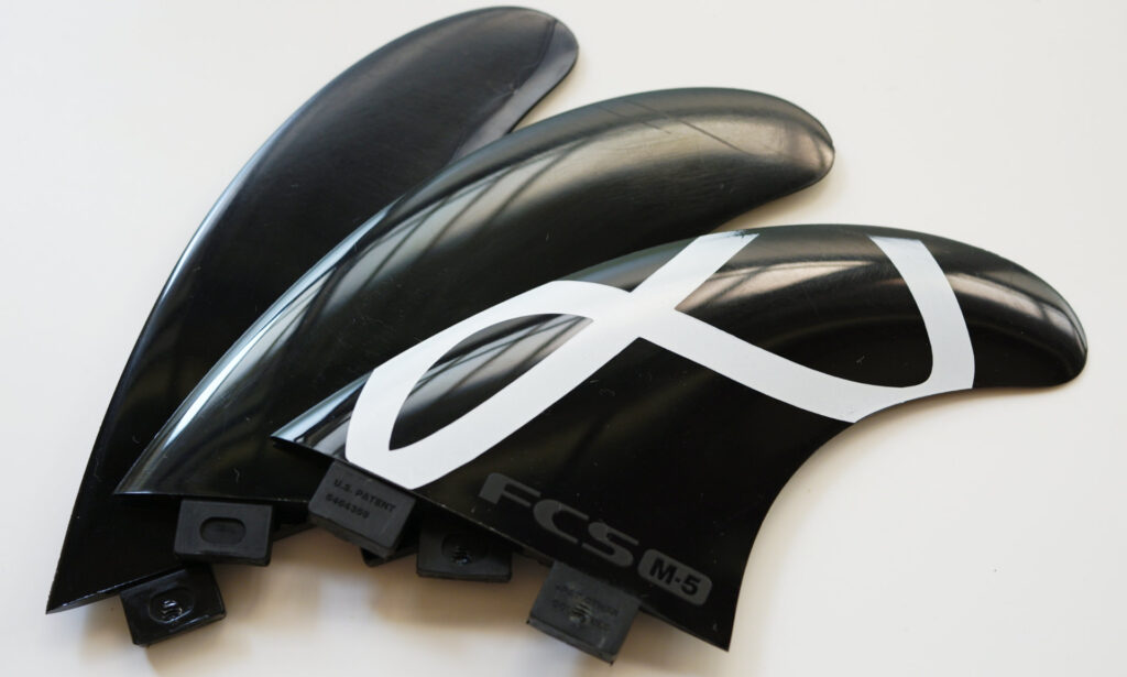 FCS 中古フィン M-5 トライ スラスター ソフトフレックス Mサイズ condition2 No.96291674