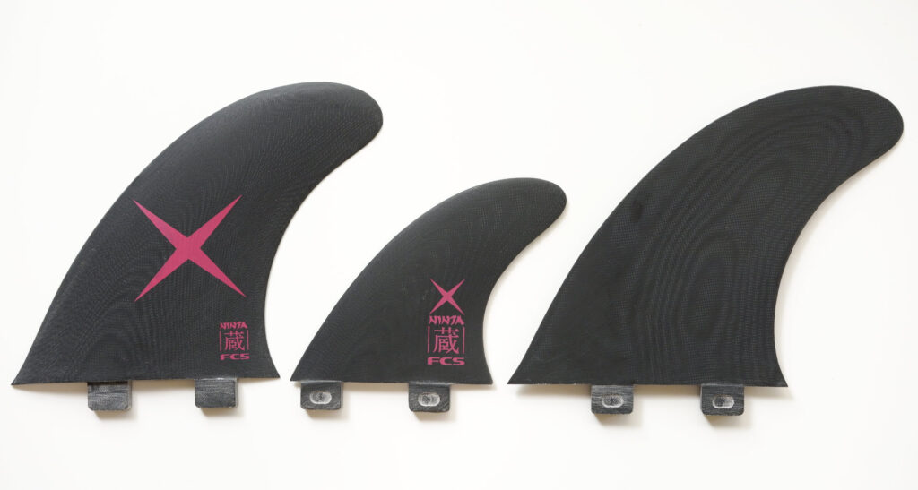 FCS 中古フィン NINJA 蔵 ツインフィン+スタビライザー 真木蔵人シグネチャー detail No.96291676