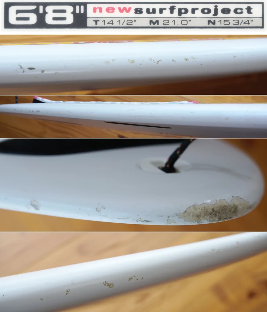 NSPサーフボード 初心者 中古ファンボード 6`8 EPOXY condition No.96291677