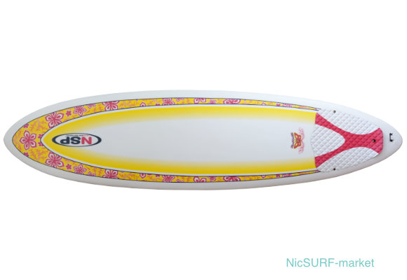 NSPサーフボード 初心者 中古ファンボード 6`8 EPOXY No.96291677