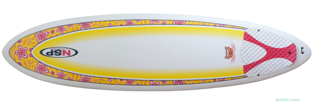 NSPサーフボード 初心者 中古ファンボード 6`8 EPOXY deck No.96291677